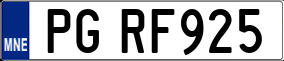Truck License Plate